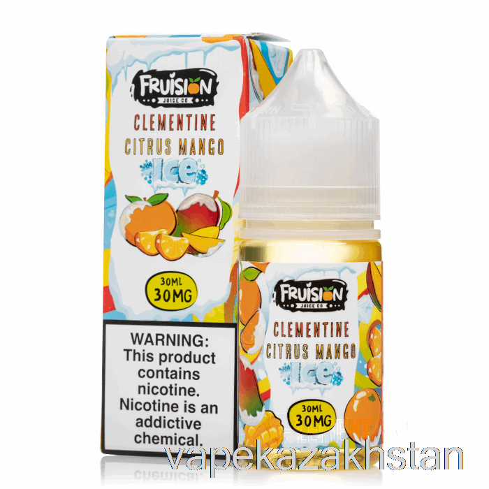Vape Disposable ICED Clementine Citrus Mango - Fruision Salts - 30mL 50mg
